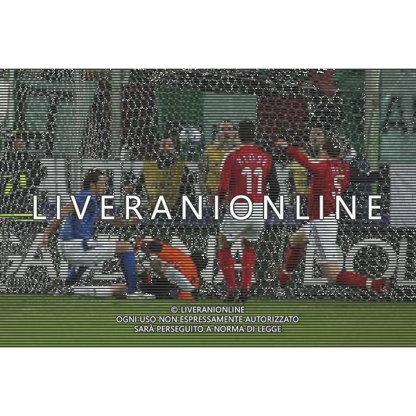 Firenze 01/03/2006 Italia-Germania Amichevole Nella foto: Il gol di Gilardino Alberto del 1-0.* Ph Gianni Nucci/Agenzia Aldo Liverani