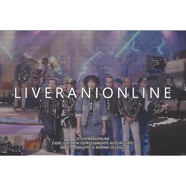 DIAP-RETROSPETTIVA KAY SANDVIK CONDUTTRICE TELEVISIVA E RADIOFONICA NELLA FOTO KAY SANDVIK A “DISCORING “ NELL\'ANNO 1990 AG ALDO LIVERANI SAS