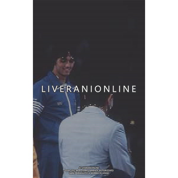 DIAP-RETROSPETTIVA VINCENZO MAENZA LOTTATORE NELLA FOTO VINCENZO MAENZA PARTECIPA ALLE OLIMPIADI DI LOS ANGELES 1984 ARCHIVIO DFP-AG ALDO LIVERANI SAS