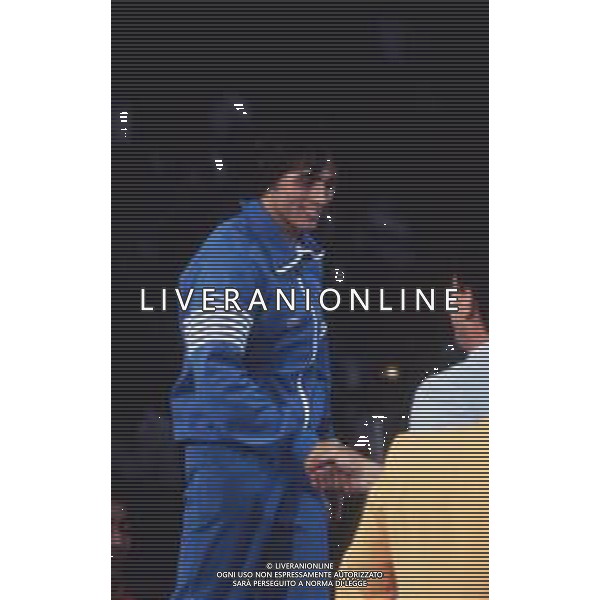 DIAP-RETROSPETTIVA VINCENZO MAENZA LOTTATORE NELLA FOTO VINCENZO MAENZA PARTECIPA ALLE OLIMPIADI DI LOS ANGELES 1984 ARCHIVIO DFP-AG ALDO LIVERANI SAS