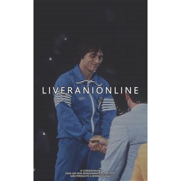 DIAP-RETROSPETTIVA VINCENZO MAENZA LOTTATORE NELLA FOTO VINCENZO MAENZA PARTECIPA ALLE OLIMPIADI DI LOS ANGELES 1984 ARCHIVIO DFP-AG ALDO LIVERANI SAS