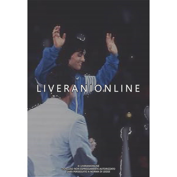 DIAP-RETROSPETTIVA VINCENZO MAENZA LOTTATORE NELLA FOTO VINCENZO MAENZA PARTECIPA ALLE OLIMPIADI DI LOS ANGELES 1984 ARCHIVIO DFP-AG ALDO LIVERANI SAS