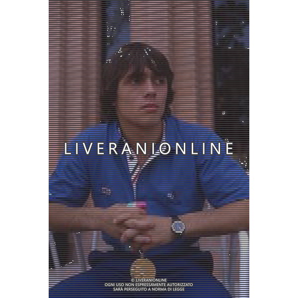 DIAP-RETROSPETTIVA VINCENZO MAENZA LOTTATORE NELLA FOTO VINCENZO MAENZA PARTECIPA ALLE OLIMPIADI DI LOS ANGELES 1984 ARCHIVIO DFP-AG ALDO LIVERANI SAS