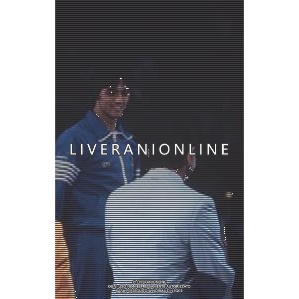 DIAP-RETROSPETTIVA VINCENZO MAENZA LOTTATORE NELLA FOTO VINCENZO MAENZA PARTECIPA ALLE OLIMPIADI DI LOS ANGELES 1984 ARCHIVIO DFP-AG ALDO LIVERANI SAS