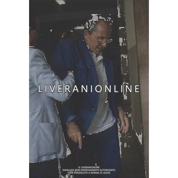 DIAP-RETROSPETTIVA DOMENIICO MODUGNO CANTANTE NELLA FOT DOMENICO MODUGNOO CON LA MOGLIE FRANCA GANDOLFI IN TRIBENALE A MILANO NELL\'ANNO 1986 AG ALDO LIVERANI SAS