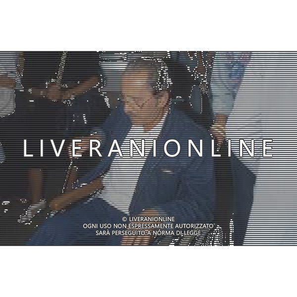 DIAP-RETROSPETTIVA DOMENIICO MODUGNO CANTANTE NELLA FOT DOMENICO MODUGNOO CON LA MOGLIE FRANCA GANDOLFI IN TRIBENALE A MILANO NELL\'ANNO 1986 AG ALDO LIVERANI SAS