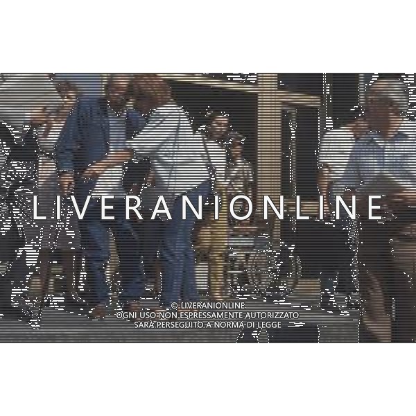 DIAP-RETROSPETTIVA DOMENIICO MODUGNO CANTANTE NELLA FOT DOMENICO MODUGNOO CON LA MOGLIE FRANCA GANDOLFI IN TRIBENALE A MILANO NELL\'ANNO 1986 AG ALDO LIVERANI SAS