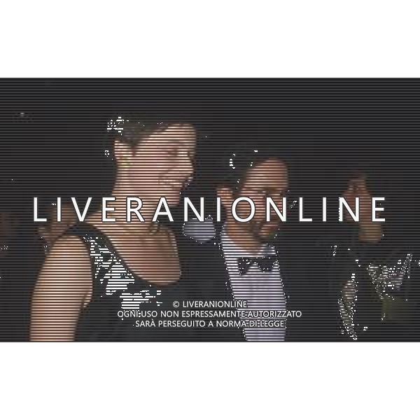 DIAP-RETROSPETTIVA ISABELLA ROSSELLINI ATTRICE NELLA FOTO ISABELLA ROSSELLINI CON RENZO ROSSELLINI NELL\'ANNO 1987 AG ALDO LIVERANI SAS