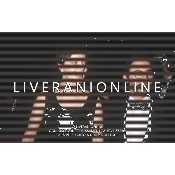 DIAP-RETROSPETTIVA ISABELLA ROSSELLINI ATTRICE NELLA FOTO ISABELLA ROSSELLINI CON RENZO ROSSELLINI NELL\'ANNO 1987 AG ALDO LIVERANI SAS