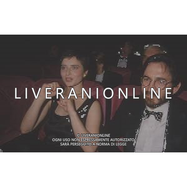 DIAP-RETROSPETTIVA ISABELLA ROSSELLINI ATTRICE NELLA FOTO ISABELLA ROSSELLINI CON RENZO ROSSELLINI NELL\'ANNO 1987 AG ALDO LIVERANI SAS