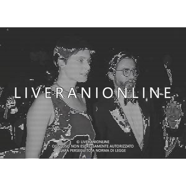 ST-RETROSPETTIVA ISABELLA ROSSELLINI ATTRICE NELLA FOTO ISABELLA ROSSELLINI CON RENZO ROSSELLINI NELL\'ANNO 1987 AG ALDO LIVERANI SAS