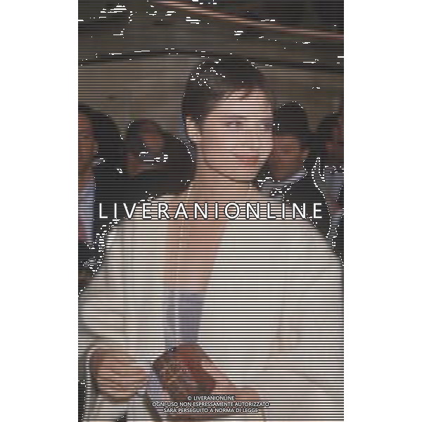 DIAP-RETROSPETTIVA ISABELLA ROSSELLINI ATTRICE NELLA FOTO ISABELLA ROSSELLINI NELL\'ANNO 1987 AG ALDO LIVERANI SAS
