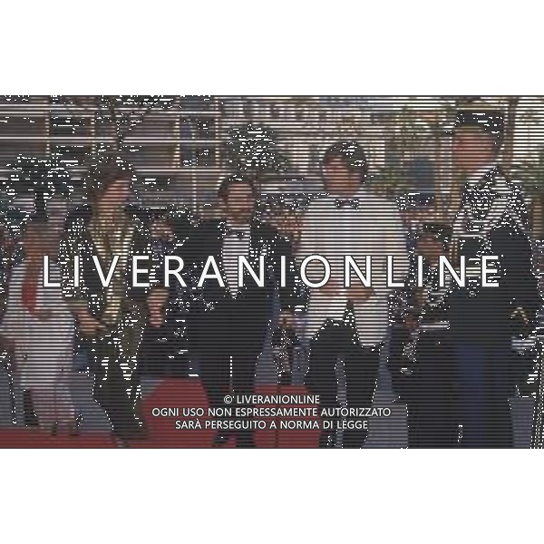 DIAP-RETROSPETTIVA RENZO ROSSELLINI REGISTA NELLA FOTO RENZO ROSSELLINI CON ROBERTO ROSSELLINI NELL\'ANNO 1987 A CANNES AG ALDO LIVERANI SAS