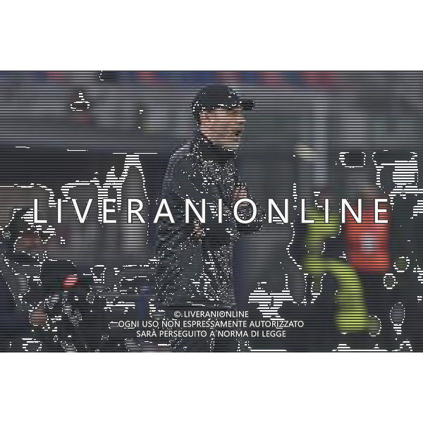 TVRG Bologna vs Brann nella foto Freyr Alexandersson allenatore Brann Bologna 06-11-2025 Stadio Renato Dall\'Ara Bologna vs Brann UEFA Europa League fase a girone unico - 4a giornata foto Roberto Garavaglia/Agenzia Aldo Liverani sas