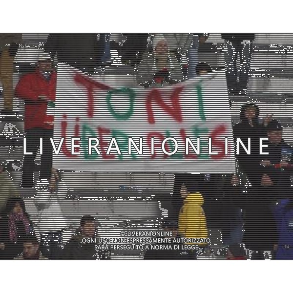 Firenze 01/03/2006 Italia-Germania Amichevole Nella foto: Striscioni per Toni.* Ph Gianni Nucci/Agenzia Aldo Liverani