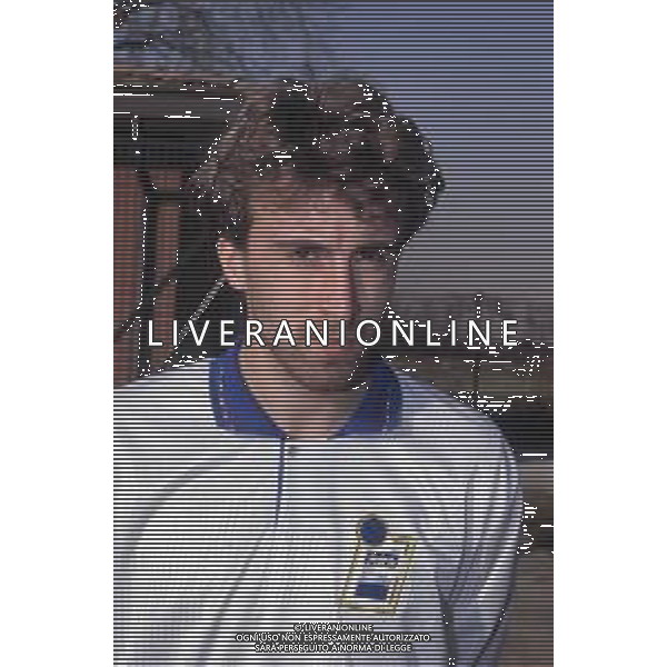 DIAP-RETROSPETTIVA GIANNI FLAMIGNI CALCIATORE NELLA FOTO GIANNI FLAMIGNI CON LA MAGLIA DELLA NAZIONALE ITALIANA AG ALDO LIVERANI SAS