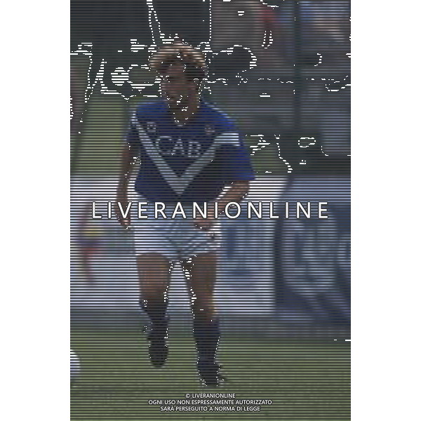 DIAP-RETROSPETTIVA GIANNI FLAMIGNI CALCIATORE NELLA FOTO GIANNI FLAMIGNI CON LA MAGLIA DEL BRESCIA CALCIO AG ALDO LIVERANI SAS