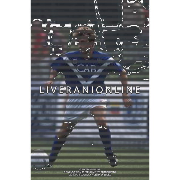 DIAP-RETROSPETTIVA GIANNI FLAMIGNI CALCIATORE NELLA FOTO GIANNI FLAMIGNI CON LA MAGLIA DEL BRESCIA CALCIO AG ALDO LIVERANI SAS