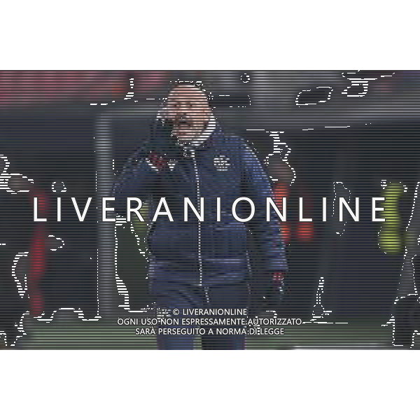 TVRG Bologna vs Brann nella foto Vincenzo Italiano allenatore Bologna Bologna 06-11-2025 Stadio Renato Dall\'Ara Bologna vs Brann UEFA Europa League fase a girone unico - 4a giornata foto Roberto Garavaglia/Agenzia Aldo Liverani sas