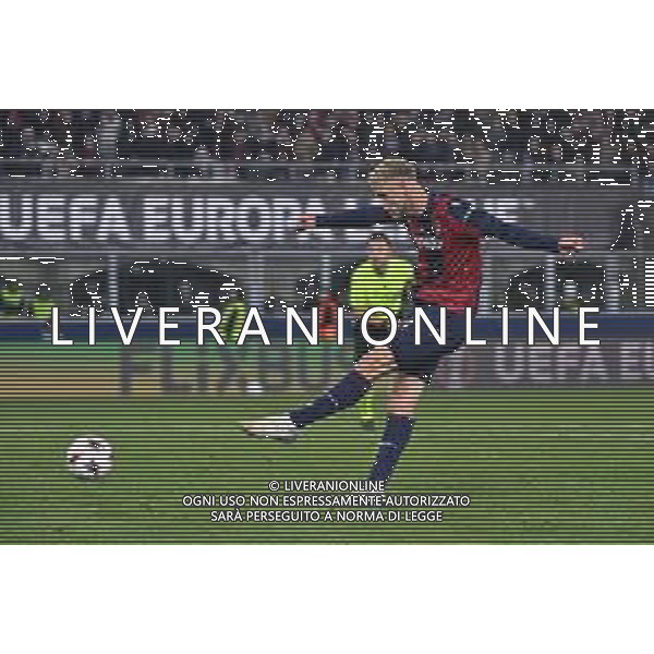 TVRG Bologna vs Brann nella foto Jens Odgaard (Bologna) occasione da gol nel finale Bologna 06-11-2025 Stadio Renato Dall\'Ara Bologna vs Brann UEFA Europa League fase a girone unico - 4a giornata foto Roberto Garavaglia/Agenzia Aldo Liverani sas