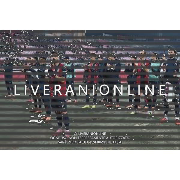 TVRG Bologna vs Brann nella foto giocatori Bologna salutano i tifosi a fine gara Bologna 06-11-2025 Stadio Renato Dall\'Ara Bologna vs Brann UEFA Europa League fase a girone unico - 4a giornata foto Roberto Garavaglia/Agenzia Aldo Liverani sas