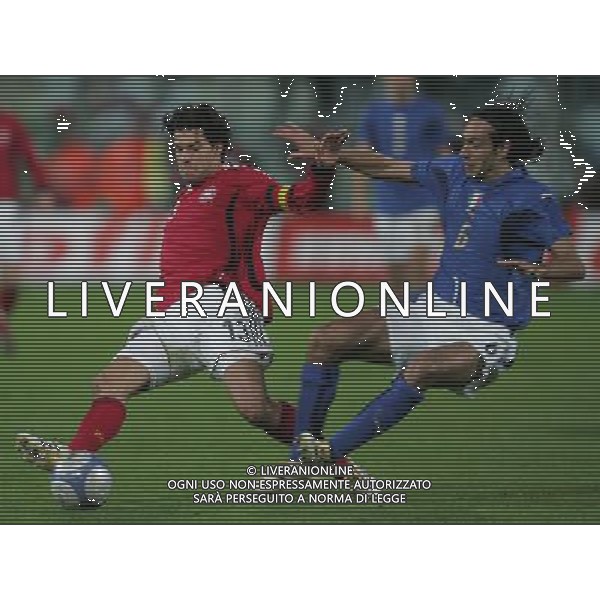 Firenze 1 marzo 2006 Italia - Germania amichevole nella foto: Ballack Michael e Nesta Alessandro foto Andry / Ag. Aldo Liverani