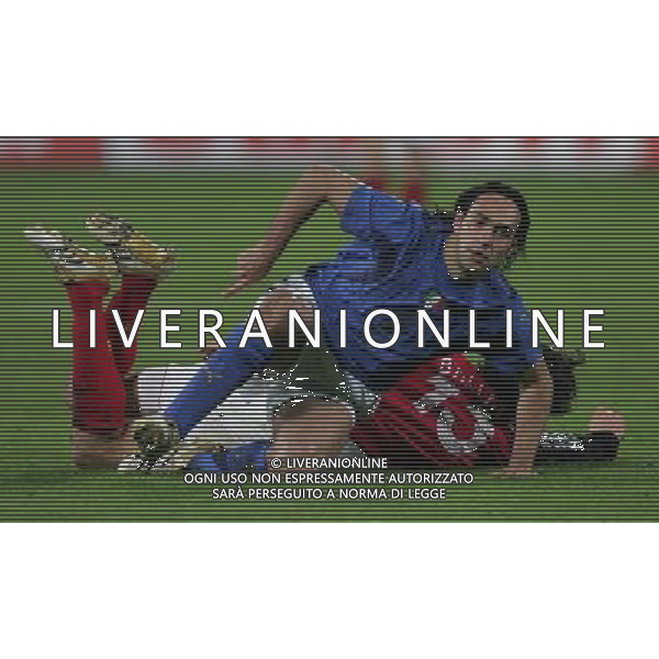 Firenze 1 marzo 2006 Italia - Germania amichevole nella foto: Ballack Michael e Nesta Alessandro foto Andry / Ag. Aldo Liverani