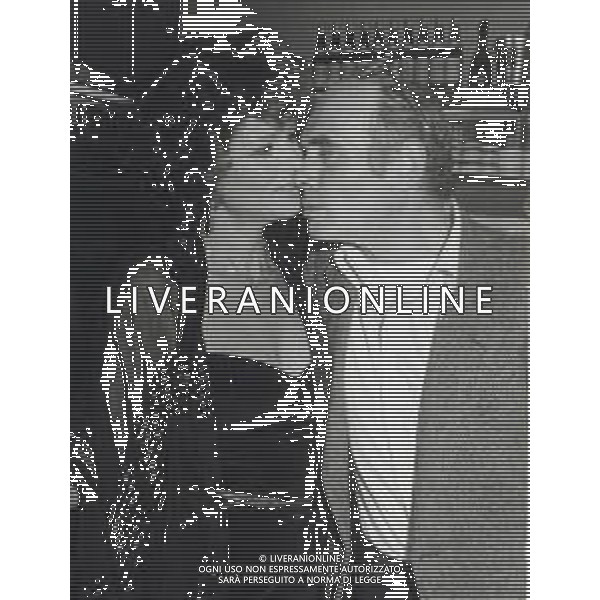 ST-RETROSPETTIVA CLAUDIA CARDINALE ATTRICE NELLA FOTO CLAUDIA CARDINALE CON PASQUALE SQUITIERI IN RAI FOTO MARIO DOTTI-AG ALDO LIVERANI SAS