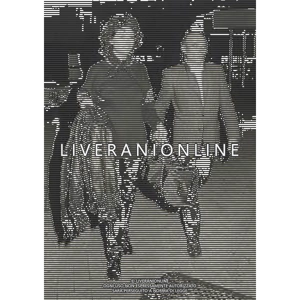 ST-RETROSPETTIVA CLAUDIA CARDINALE ATTRICE NELLA FOTO CLAUDIA CARDINALE CON PASQUALE SQUITIERI IN RAI FOTO MARIO DOTTI-AG ALDO LIVERANI SAS