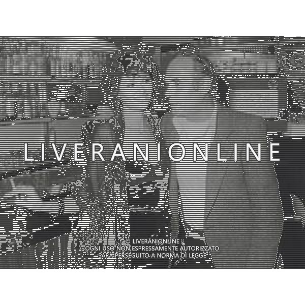 ST-RETROSPETTIVA CLAUDIA CARDINALE ATTRICE NELLA FOTO CLAUDIA CARDINALE CON PASQUALE SQUITIERI IN RAI FOTO MARIO DOTTI-AG ALDO LIVERANI SAS