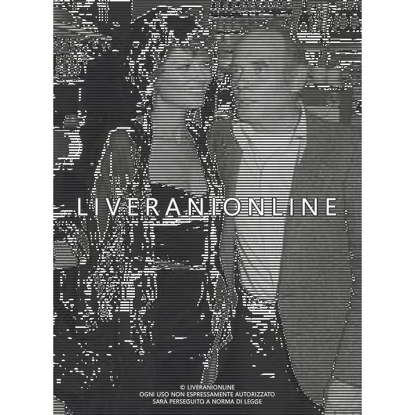 ST-RETROSPETTIVA CLAUDIA CARDINALE ATTRICE NELLA FOTO CLAUDIA CARDINALE CON PASQUALE SQUITIERI IN RAI FOTO MARIO DOTTI-AG ALDO LIVERANI SAS