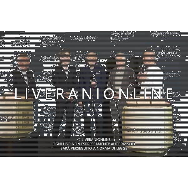 Roma 06 Novembre 2025 Robert De Niro presenzia all’apertura del nuovo Nobu Hotel in Via Veneto a Roma Nella Foto: Trevor Horwell, Meir Teper, Robert De Niro, Nobu Matsuhisa Foto Credit: Andrea Bracaglia - AGENZIA ALDO LIVERANI SAS