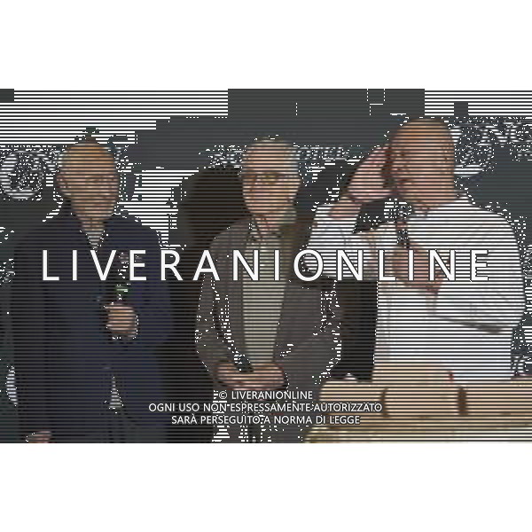 Roma 06 Novembre 2025 Robert De Niro presenzia all’apertura del nuovo Nobu Hotel in Via Veneto a Roma Nella Foto: Meir Teper, Robert De Niro and chef Nobu Matsuhisa Foto Credit: Andrea Bracaglia - AGENZIA ALDO LIVERANI SAS