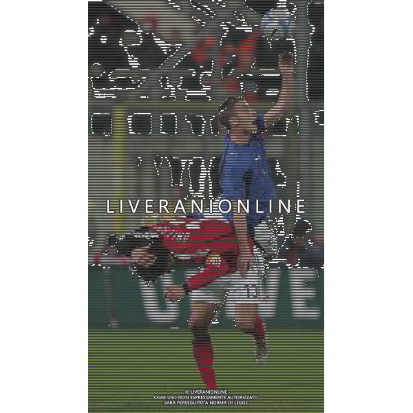Firenze 1 marzo 2006 Italia - Germania amichevole nella foto: De Rossi Daniele e Ballack Michael foto Andry / Ag. Aldo Liverani