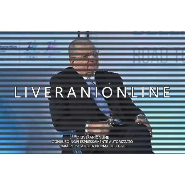 TVRG Convegno Lombardia Sfida Olimpica nella foto Giuseppe Zafarana presidente Eni Milano 07-11-2025 Convegno La Lombradia al centro della sfida Olimpica foto Roberto Garavaglia/Agenzia Aldo Liverani sas