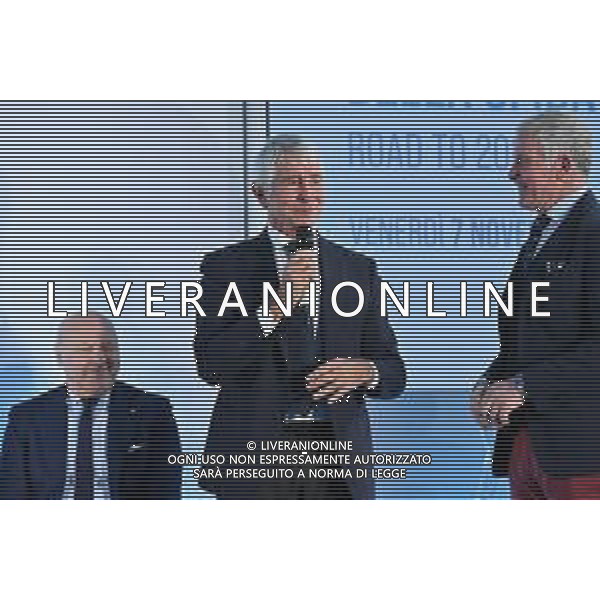 TVRG Convegno Lombardia Sfida Olimpica nella foto Andrea Abodi ministro per lo sport Milano 07-11-2025 Convegno La Lombradia al centro della sfida Olimpica foto Roberto Garavaglia/Agenzia Aldo Liverani sas