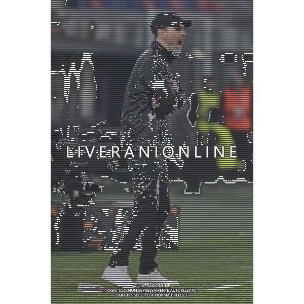 TVRG Bologna vs Brann nella foto Freyr Alexandersson allenatore Brann Bologna 06-11-2025 Stadio Renato Dall\'Ara Bologna vs Brann UEFA Europa League fase a girone unico - 4a giornata foto Roberto Garavaglia/Agenzia Aldo Liverani sas