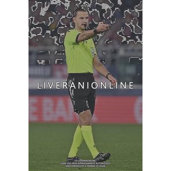 TVRG Bologna vs Brann nella foto l\'arbitro Daniel Schlager (GER) Bologna 06-11-2025 Stadio Renato Dall\'Ara Bologna vs Brann UEFA Europa League fase a girone unico - 4a giornata foto Roberto Garavaglia/Agenzia Aldo Liverani sas