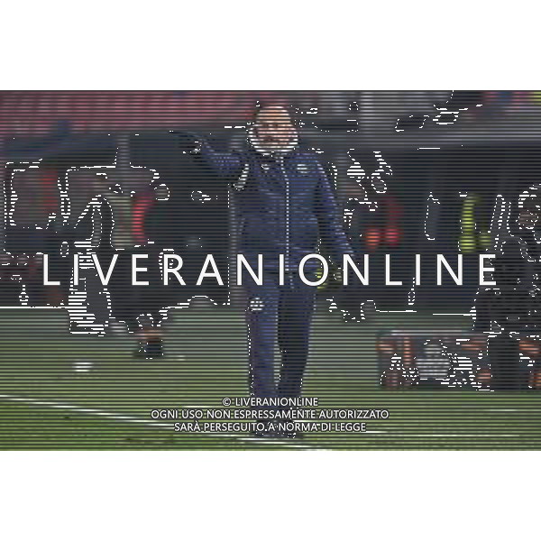 TVRG Bologna vs Brann nella foto Vincenzo Italiano allenatore Bologna Bologna 06-11-2025 Stadio Renato Dall\'Ara Bologna vs Brann UEFA Europa League fase a girone unico - 4a giornata foto Roberto Garavaglia/Agenzia Aldo Liverani sas