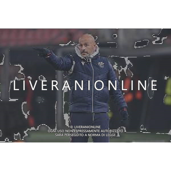 TVRG Bologna vs Brann nella foto Vincenzo Italiano allenatore Bologna Bologna 06-11-2025 Stadio Renato Dall\'Ara Bologna vs Brann UEFA Europa League fase a girone unico - 4a giornata foto Roberto Garavaglia/Agenzia Aldo Liverani sas