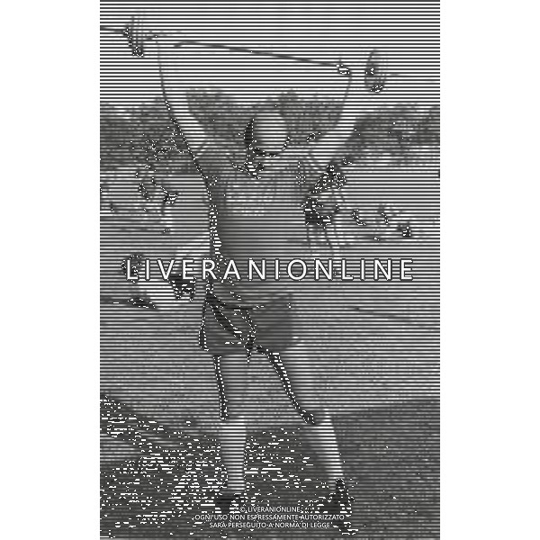 ST-RETROSPETTIVA MARTINI LUIGI CALCIATORE NELLA FOTO MARTINI LUIGI CON LA MAGLIA DELLA LAZIO AG ALDO LIVERANI SAS