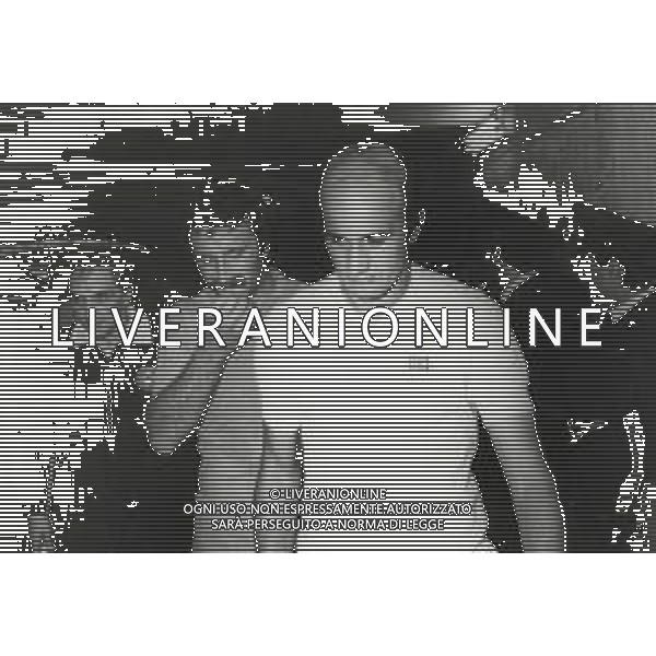 ST-RETROSPETTIVA MARTINI LUIGI CALCIATORE NELLA FOTO MARTINI LUIGI CON LA MAGLIA DELLA LAZIO E ROBERTO PRUZZO AG ALDO LIVERANI SAS