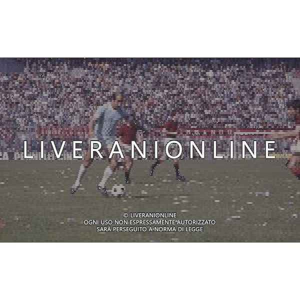 DIAP-RETROSPETTIVA MARTINI LUIGI CALCIATORE NELLA FOTO MARTINI LUIGI CON LA MAGLIA DELLA LAZIO AG ALDO LIVERANI SAS