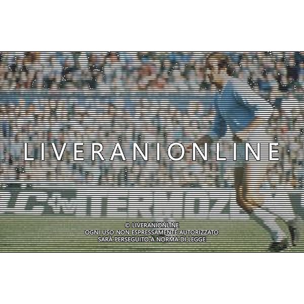 DIAP-RETROSPETTIVA MARTINI LUIGI CALCIATORE NELLA FOTO MARTINI LUIGI CON LA MAGLIA DELLA LAZIO AG ALDO LIVERANI SAS