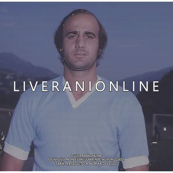 DIAP-RETROSPETTIVA MARTINI LUIGI CALCIATORE NELLA FOTO MARTINI LUIGI CON LA MAGLIA DELLA LAZIO AG ALDO LIVERANI SAS