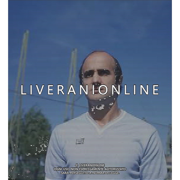 DIAP-RETROSPETTIVA MARTINI LUIGI CALCIATORE NELLA FOTO MARTINI LUIGI CON LA MAGLIA DELLA LAZIO AG ALDO LIVERANI SAS