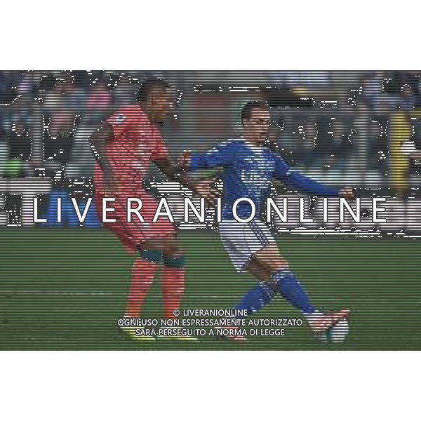 TVRG Como vs Cagliari nella foto Michael Folorunsho (Cagliari) e Maxence Caqueret (Como) Como 08-11-2025 Stadio Giuseppe Sinigaglia Como vs Cagliari Campionato Serie A Enilive - 11a giornata foto Roberto Garavaglia/Agenzia Aldo Liverani sas