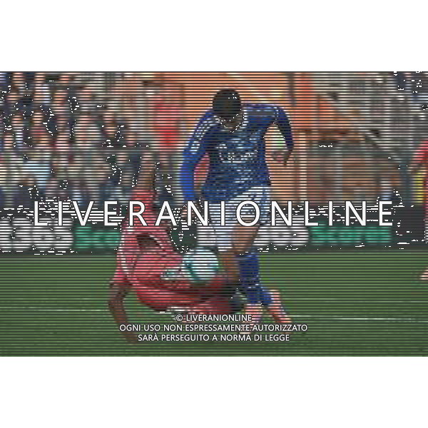 TVRG Como vs Cagliari nella foto Yerry Mina Gonzalez (Cagliari) e Alvaro Morata (Como) Como 08-11-2025 Stadio Giuseppe Sinigaglia Como vs Cagliari Campionato Serie A Enilive - 11a giornata foto Roberto Garavaglia/Agenzia Aldo Liverani sas