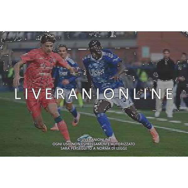 TVRG Como vs Cagliari nella foto Marco Palestra (Cagliari) e Assane Diao (Como) Como 08-11-2025 Stadio Giuseppe Sinigaglia Como vs Cagliari Campionato Serie A Enilive - 11a giornata foto Roberto Garavaglia/Agenzia Aldo Liverani sas