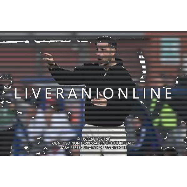 TVRG Como vs Cagliari nella foto Cesc Fabregas allenatore Como Como 08-11-2025 Stadio Giuseppe Sinigaglia Como vs Cagliari Campionato Serie A Enilive - 11a giornata foto Roberto Garavaglia/Agenzia Aldo Liverani sas